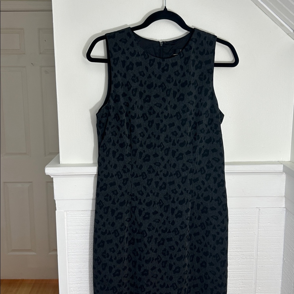 Nicole Miller Vintage Union Made Black & Gray Sheath Dress size 8 - Picture 2 of 8